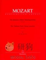 The thirteen early string quartets No.8-10Ⅲ KV 168 169 170   1966  PDF电子版封面    W.A.Mozart 