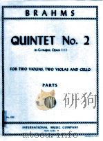 Quintet No.2 in G major Op 111 for Two Violins Two Violas and Cello No.1515     PDF电子版封面    Brahms 