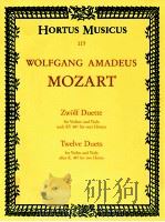 Twelve duets for violin and viola after K.487 for two hords   1977  PDF电子版封面     