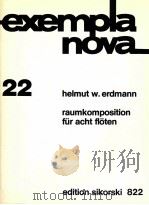 raumkomposition für acht fl?ten edition sikorski 822   1971  PDF电子版封面     