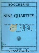 Nine Quartets for two violins viola and cello 1083     PDF电子版封面     