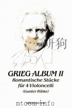Grieg Album I Romantische Stücke für 4 Violoncelli sikorski 1542 Opus 68 Nr.1（1992 PDF版）