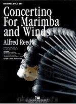 concertino for marimba and winds alfred reed（1993 PDF版）