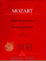 thirteen early String quartets No.11-13 Ⅳ KV 171 172 173 BA 4850   1966  PDF电子版封面    W.A.Mozart 