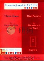 Three Duos for Clarinet in B flat and Bassoon E.W.E.4（1983 PDF版）