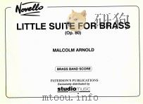 Little Suite for Brass Opus 80 Brass Band Score（1965 PDF版）