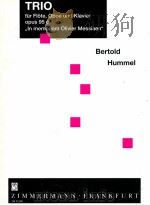trio für fl?te oboe und klavier opus 95 c   1995  PDF电子版封面     