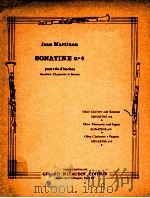 sonatine No.4 pour d'anches hautbois clarinette et basson（ PDF版）