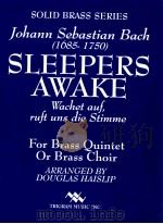 Wachet auf ruft uns die Stimme for Brass Quintet or Brass choir   1988  PDF电子版封面     