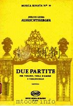 Due partite per violinoviola d'amore E violoncello（1971 PDF版）