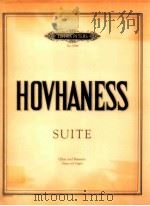 suite for oboe and bassoon No.6384   1968  PDF电子版封面    Hovhaness 