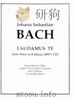 laudamus te from mass in b minor bwv 232 for oboe English horn and continuo   1991  PDF电子版封面     