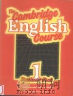 THE CAMBRIDGE ENGLISH COURSE 1  STUDENT'S BOOK     PDF电子版封面     