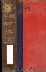 A HISTORY OF ECONOMIC THOUGHT（ PDF版）