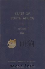 STATE OF SOUTH AFRICA   1968  PDF电子版封面     