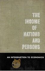 THE INCOME OF NATIONS AND PERSONS  AN INTRODUCTION TO ECONOMICS（1959 PDF版）
