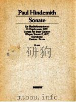 Sonata for Brass quintet 2 trumpets in B? horn in F trombone tuba according to the organ donata Ⅱ sc   1980  PDF电子版封面    Paul Hindemith 
