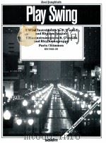 Play Swing 5 Wind Instrument in B? C and E? and Rhythm section ED 7442-20（1989 PDF版）