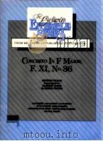 Concerto In F Major F.XI No.36 Transcribed for clarinet choir（1985 PDF版）