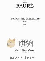 Pelleas and Melisande Suite Op.80 set of parts 05495 STR=4-4-3-2-2     PDF电子版封面    Gabriel Fauré 