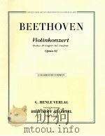 Violinkonzert D-dur·D major·Ré majeur Opus.61 12 Harmoniestimmen OB 14580   1990  PDF电子版封面    Beethoven 