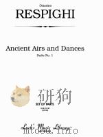 Ancient Airs & Dances Suite No.1 Set of parts 07733     PDF电子版封面     