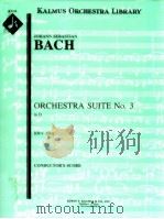 Orchestra Suite No.3 in D BWV 1068     PDF电子版封面    Bach Johann Sebastian 