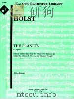 The Planets 4 Jupiter Critical Edition based on the Composer's Manucript full score A 8202     PDF电子版封面    Gustav Holst 