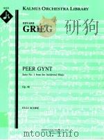 Peer Gynt Suite No. 1 from the Incidental Music Op.46 full score A 1522（ PDF版）