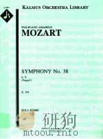 Symphony No. 38 in D Prague K.504 full score A 1813（ PDF版）