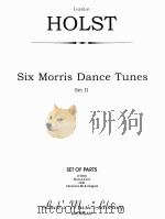 Six Morris Dance Tunes Set Ⅱ set of parts 11010 flute clarinet in Bb & original（ PDF版）
