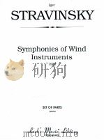 Symphonies of Wind Instruments 1920 set of parts 09270     PDF电子版封面     