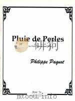 Pluie de Perles for two clarinets and piano（1999 PDF版）