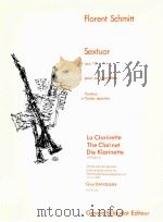 Sextuor opus 128 pour six clarinettes parties séparées   1986  PDF电子版封面     