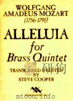 Alleluia for brass quintet   1993  PDF电子版封面     