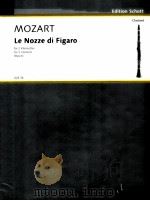 Le Nozze Di Figaro for 2 clarinets busch KLB 38   1994  PDF电子版封面     