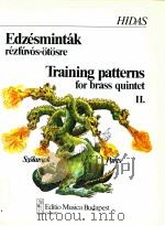 training patterns for brass quintet Ⅱ Z.12 837（1983 PDF版）