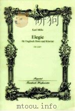 Elegi für Englisch Horn und Klavier FH 2207   5  PDF电子版封面    Karl Mille 