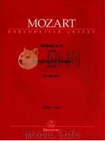 Symphony in A major >>No.29<< KV 201 186a Urtext of the New Mozart edition score BA 4722   1957  PDF电子版封面    W.A.Mozart 