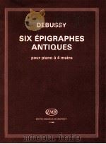 Six épigraphes Antiques pour piano à 4 mains Z.12 609（1984 PDF版）