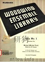 Trio No.1 Woodwind Trio for Two B? Clarinets and Bassoon or B? Bass Clarinet with Score     PDF电子版封面    Michel[Michel Yost] 