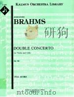 Double Concerto for Violin and Cello  Op.102     PDF电子版封面     
