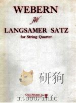 LANGSAMER satz for string quintet   10  PDF电子版封面    WEBRN 