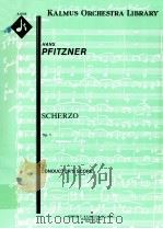 Scherzo Op.1     PDF电子版封面    Reinecke 