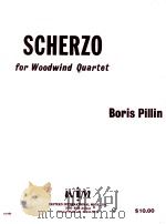 scherzo for woodwind quartet AV164   1969  PDF电子版封面    BorisPillin 