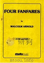 Four Fanfares score and parts   1987  PDF电子版封面     