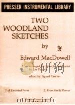 two woodland sketches arranged for saxophone quartet（1968 PDF版）