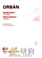 Brass Music Ⅰ for quintet score and parts Z.13 646（1989 PDF版）