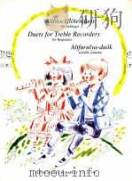 duets for treble recorders for beginners Z.14 140（1996 PDF版）