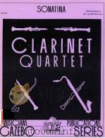 Sonatina clarinet quartet CQ 105   1988  PDF电子版封面     